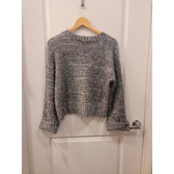 GB Silver Sweater with Roll Cuff Sleeves - Picture 3 of 9